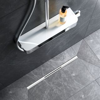 Душевой лоток AM.PM MasterFlow 60 W01SC-S11-060-05SB с решеткой Хром матовый Slim line